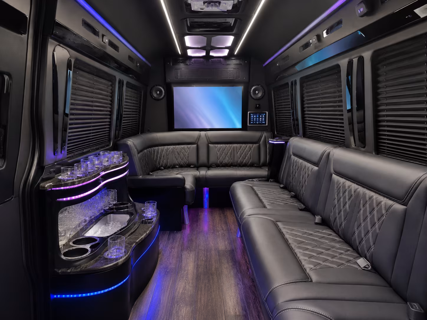 bus rental options for gallatin trips