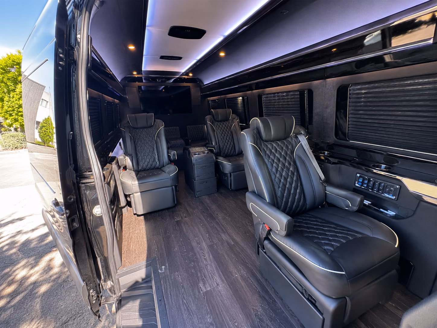 gallatin wine tour brewery transportation onboard seating