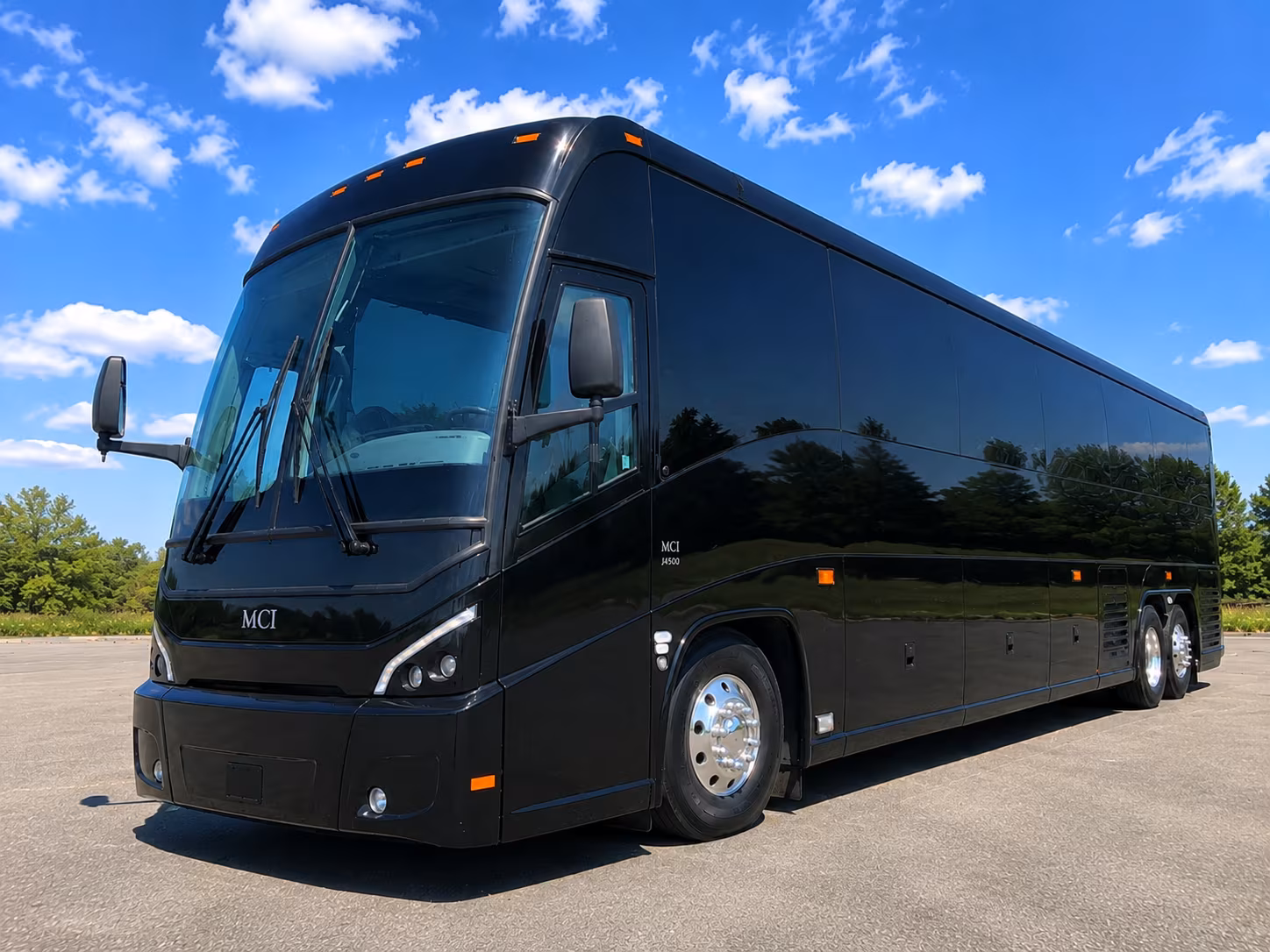 instead of five cars one bus takes your group to chattanooga memphis or atlanta