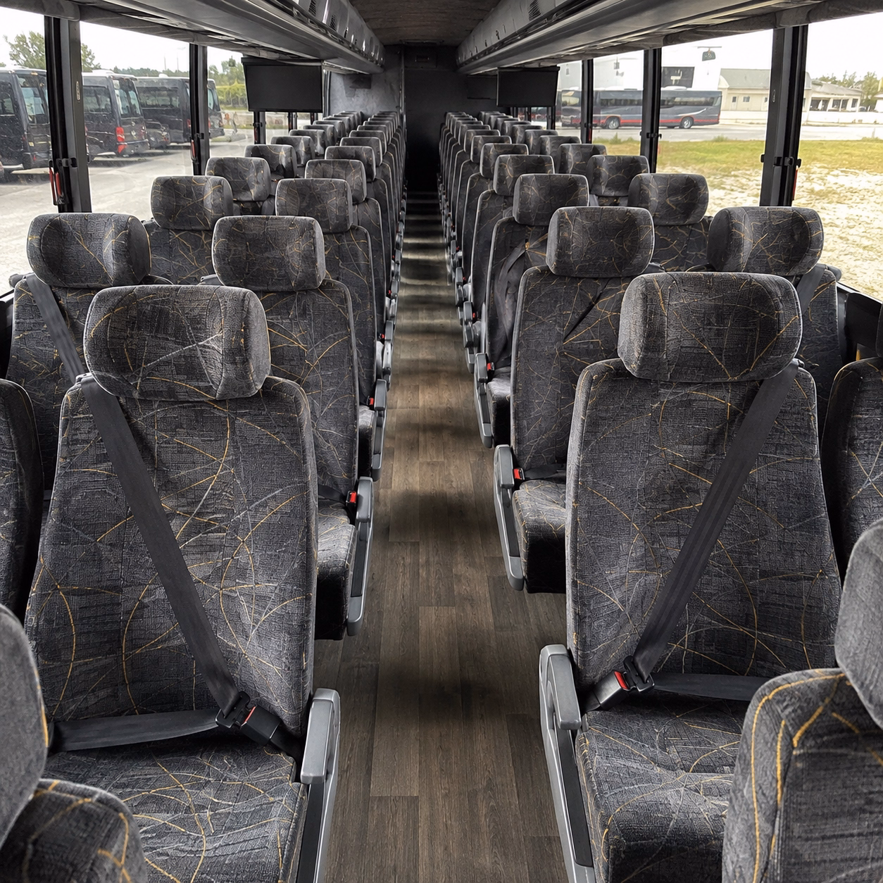 murfreesboro charter bus rental interior