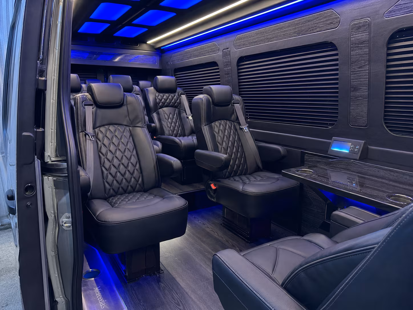 sprinter van transportation for groups and events across gallatin