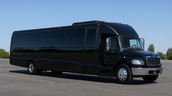 Exterior of Charter Bus Company Gallatin's 25 Passenger Mini bus in Gallatin