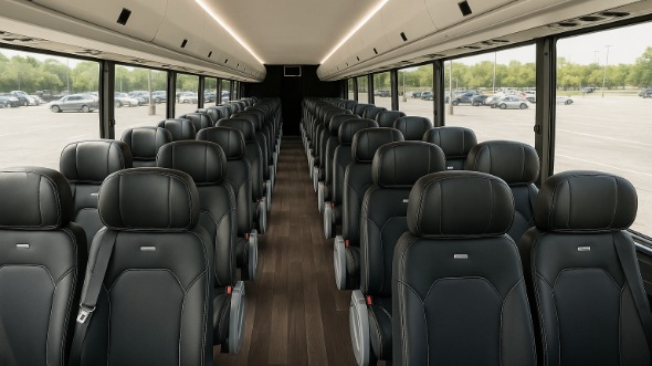 Interior of Charter Bus Company Gallatin's 30 Passenger Minibus in Gallatin