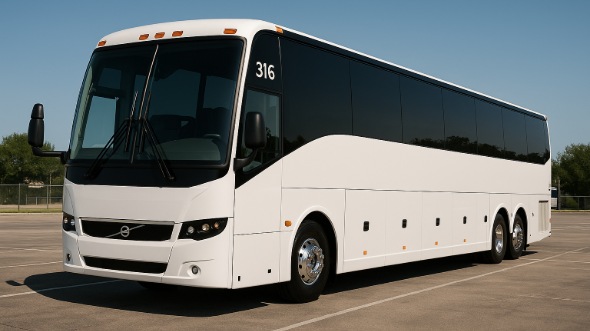 Exterior of Charter Bus Company Gallatin's 54 Passenger Charter Bus in Gallatin