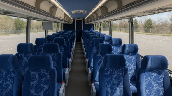 Interior of Charter Bus Company Gallatin's 54 Passenger Charter Bus in Gallatin