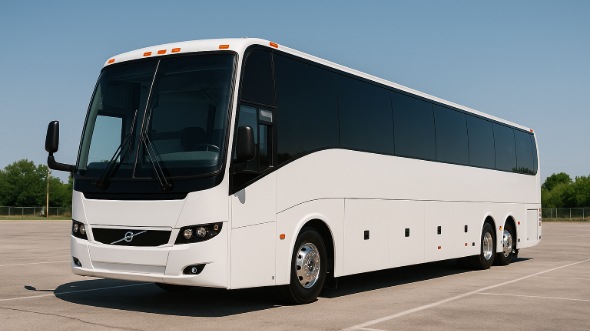 Exterior of Charter Bus Company Gallatin's 55 Passenger Charter Bus in Gallatin