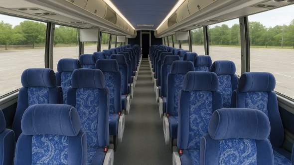 Interior of Charter Bus Company Gallatin's 56 Passenger Charter Bus in Gallatin