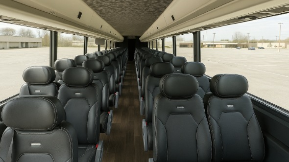 gallatin 25 passenger minibus inside