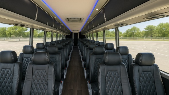gallatin 54 passenger charter bus rental