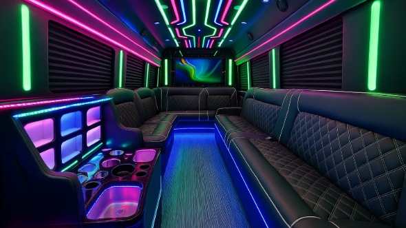 gallatin party bus rental inside